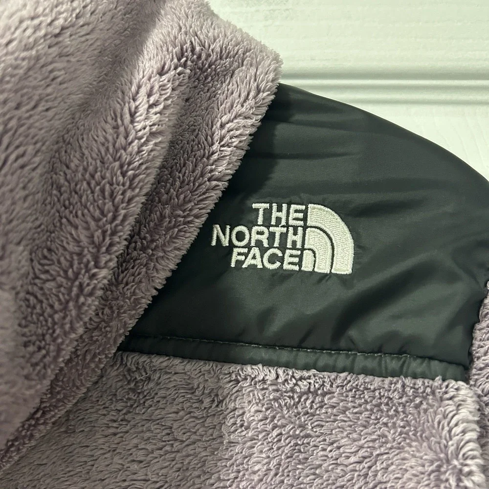 GIRLS YOUTH The North Face Oso Hooded Jacket Large 14/16 Zip Hoodie Ashen Purple